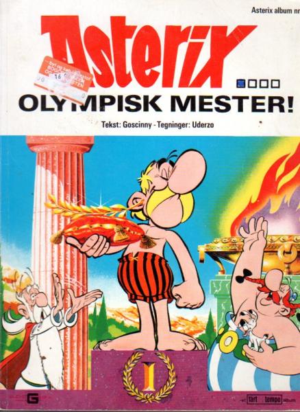 Asterix Danish Nr. 8  - ASTERIX Olympisk Mester! - 1972 - used